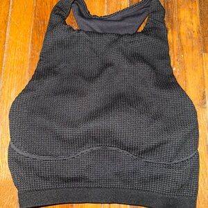 Aerie Black Mesh Sports Bra